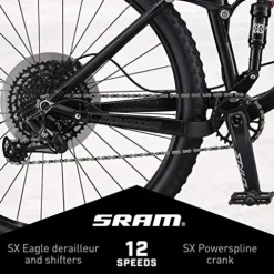 Mongoose Salvo Comp Adult Mountain Bike 29-inch 12-Speed Black