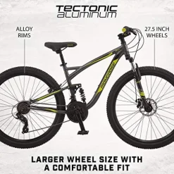 Mongoose Status 2.4 Mountain Bike Dual Suspension Dark Silver