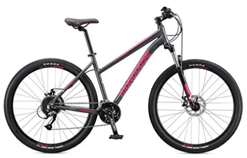 Mongoose Switchback Comp Hardtail Mountain Bike 18-Speed 27.5-Inch Medium Grey