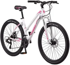Mongoose Switchback Trail Adult Mountain Bike White