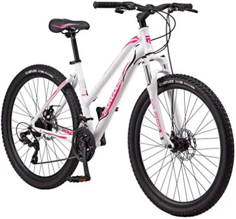 Mongoose Switchback Trail Adult Mountain Bike White