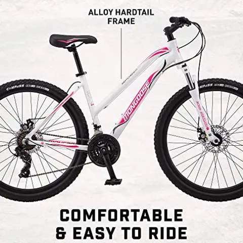 Mongoose Switchback Trail Adult Mountain Bike White