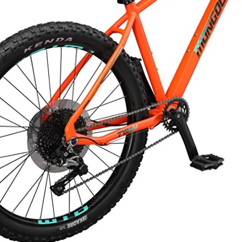 Mongoose Tyax Comp Adult Mountain Bike 29-Inch Wheels Medium Orange