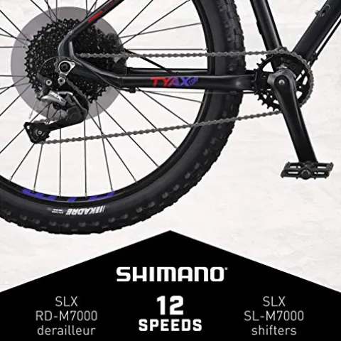 Mongoose Tyax Comp Adult Mountain Bike 27.5-Inch Wheels Tectonic T2 Aluminum Frame Hydraulic Disc Brakes Womens Medium Frame Black