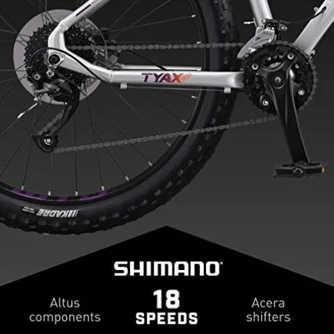 Mongoose Tyax Sport Mountain Bike Tectonic T2 Aluminum Frame White