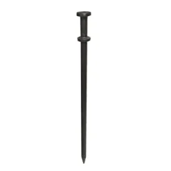 Moose Supply Double Head Heavy Duty Steel Tent Stakes 3/4 x 36 Inch 100-Pack