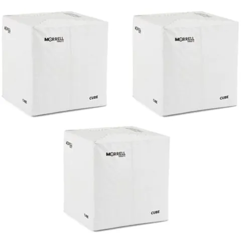 Morrell 24″ Heavy Duty Commercial Indoor Archery Target Cube White – 3 Pack