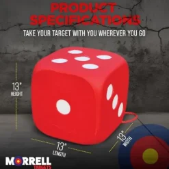Morrell 4 Pack Archery Targets High Roller Foam for Crossbow & Compound Bow 13″ Red