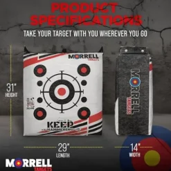 Morrell Keep Hammering Crossbow Archery Bag Target 54 lb 4 Pack White