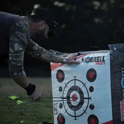 Morrell Keep Hammering Crossbow Archery Bag Target 54 lb 4 Pack White