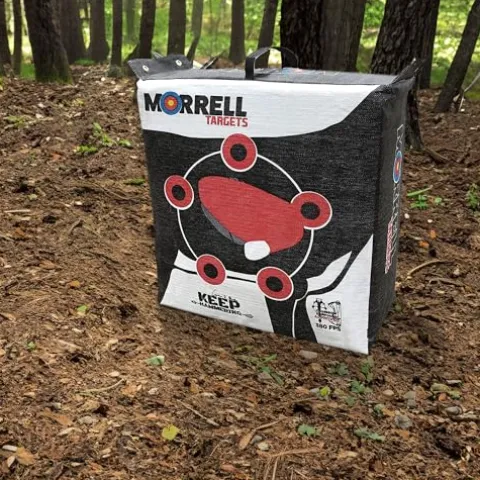 Morrell Keep Hammering Crossbow Archery Bag Target 54 lb 4 Pack White