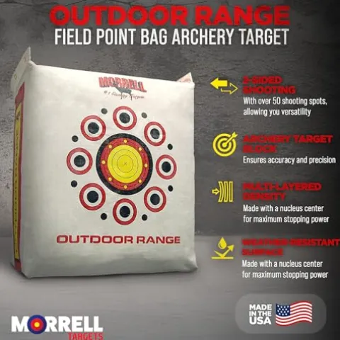 Morrell Outdoor Weatherproof Durable Field Point Archery Bag Target White