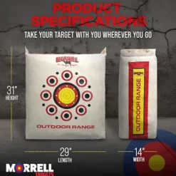 Morrell Outdoor Weatherproof Durable Field Point Archery Bag Target White
