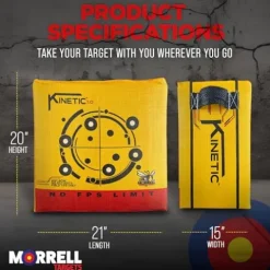 Morrell Targets 144 Jacket Kinetic Portable Archery Bag Target Yellow