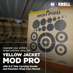 Morrell Yellow Jacket MOD Pro Archery Target with E-Z Tote Handle, 4 Pack Yellow