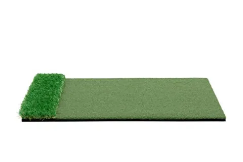 Motivo Golf StrikeDown Dual-Turf Pro Golf Hitting Mat Green