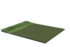 Motivo Golf StrokeSaver Tri-Turf Tour Golf Mat Green
