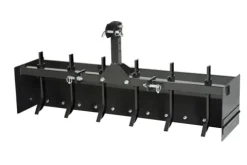 MotoAlliance Impact Implements CAT-0 3 Piece Agricultural Kit – Landscape Rake, Box Scraper, Disc Plow Black