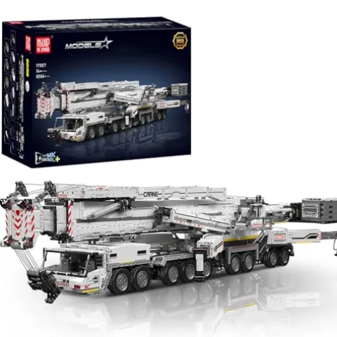 Mould King LTM11200 Technology Crane Building Set 8506 Pieces, APP Programmable White