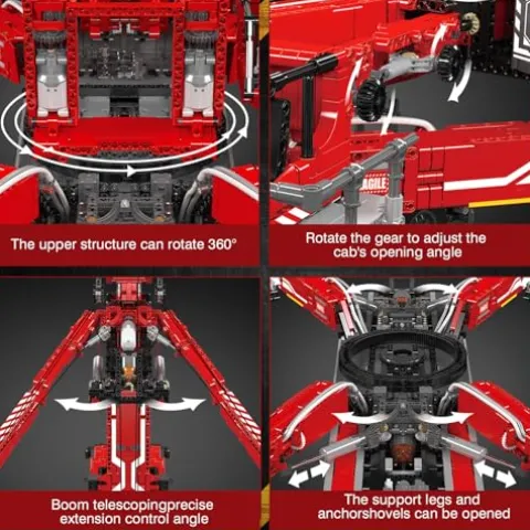 Mould King Mobile Crane Building Kit RC Model 8,506 Pieces