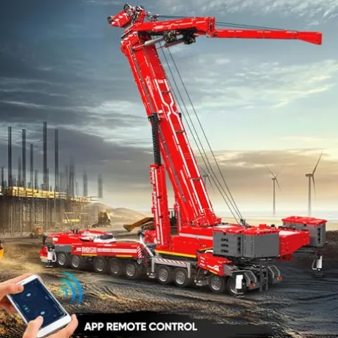 Mould King Mobile Crane Building Kit RC Model 8,506 Pieces