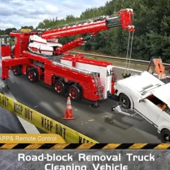 Mould King Tow Truck Technic Building Kit Red