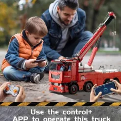 Mould King Tow Truck Technic Building Kit Red