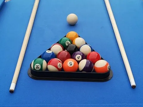 MRISN 3 in 1 Multi Game Table Black+Blue