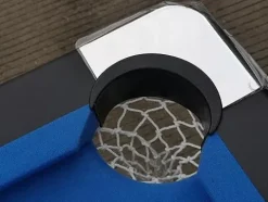 MRISN 3-in-1 Multi Game Table Pool Billiard Table Tennis Black+Blue