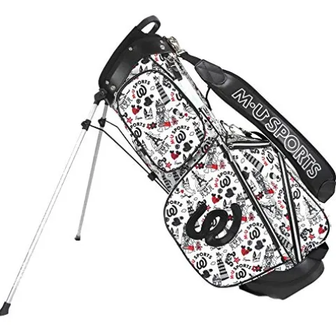 MU Sports 703W7155 Stand Bag White