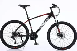 MXMO 27 Speed Adult Mountain Bike 26/27.5 Inch Aluminum Frame Dual Disc Brakes Red
