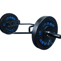 Napfox Olympic Hex Bar Deadlift with Knurled Handles, 210lb