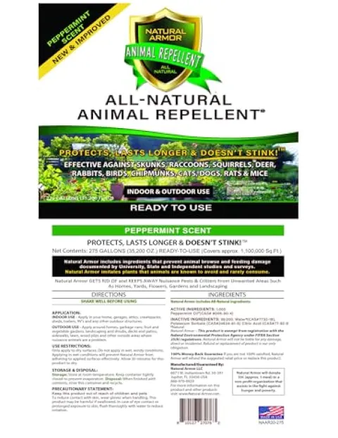 Natural Armor Animal & Rodent Repellent Spray Clear