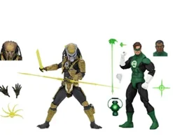 NECA 2019 NYCC Exclusive DC vs Dark Horse Green Lantern vs Sinestro Predator Green