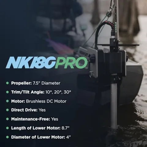 Newport NK180PRO Electric Kayak Motor 1.8 HP Grey