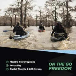 Newport NK180PRO Electric Kayak Motor 1.8 HP Grey