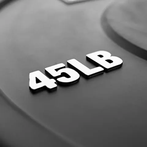 NEXO Fitness Bumper Plate Set – Premium Matte Black Finish – Cross Training Weight Plates