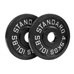 NEXO Fitness Steel Olympic Plates 245lb Set Black