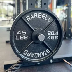 NEXO Fitness Steel Olympic Plates 265lb Set Black