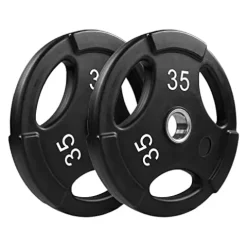 NEXO Fitness Urethane Grip 245lb Plate Set Black