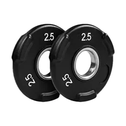 NEXO Fitness Urethane Grip 245lb Plate Set Black