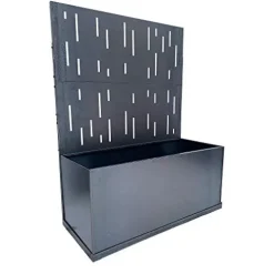 Nice Planter Corten Screen Trough Frost Gray