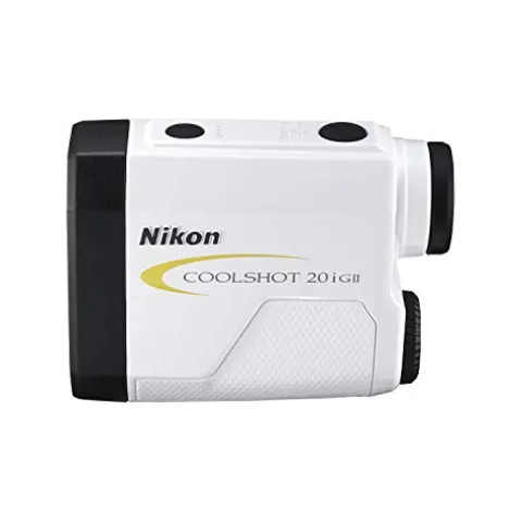 Nikon Coolshot 20i GII Golf Laser Slope Rangefinder White with Yellow Trim