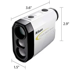 Nikon Coolshot 20i GII Golf Laser Slope Rangefinder White with Yellow Trim
