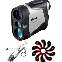 Nikon COOLSHOT 50i Golf Rangefinder with OLED Display & Magnet Mount Bundle