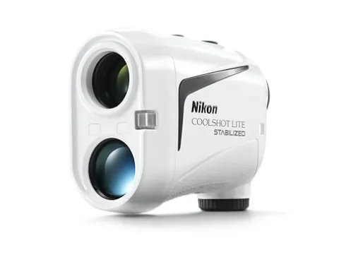 Nikon COOLSHOT LITE STABILIZED Golf Rangefinder White Black