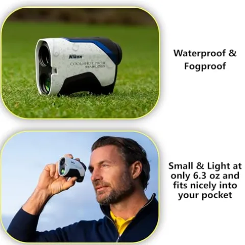 Nikon COOLSHOT ProII Golf Laser Rangefinder White