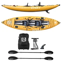 NIXY Tahoe Inflatable Kayak Yellow