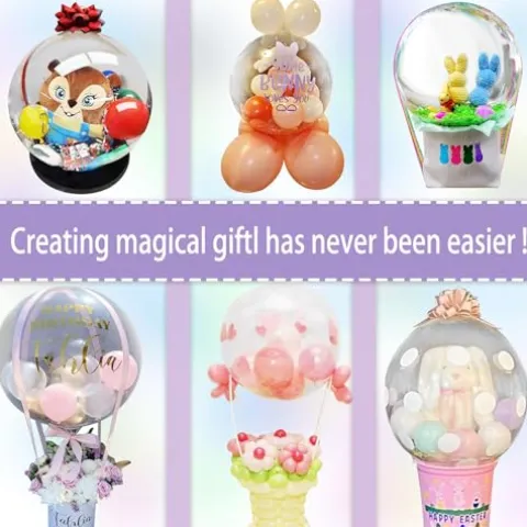 nLn Hope Balloon Stuffer Machine Kit with Air Pump & Expander Tool