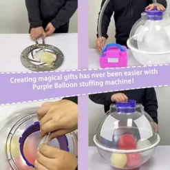 nLn Hope Balloon Stuffer Machine Kit with Air Pump & Expander Tool